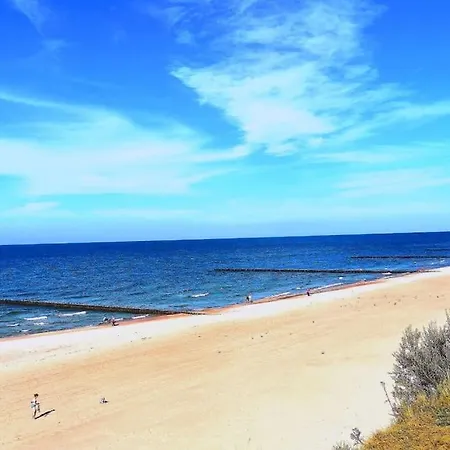 아파트 Piekny Bella Baltic Tuz Przy Plazy Widok Morze 레왈