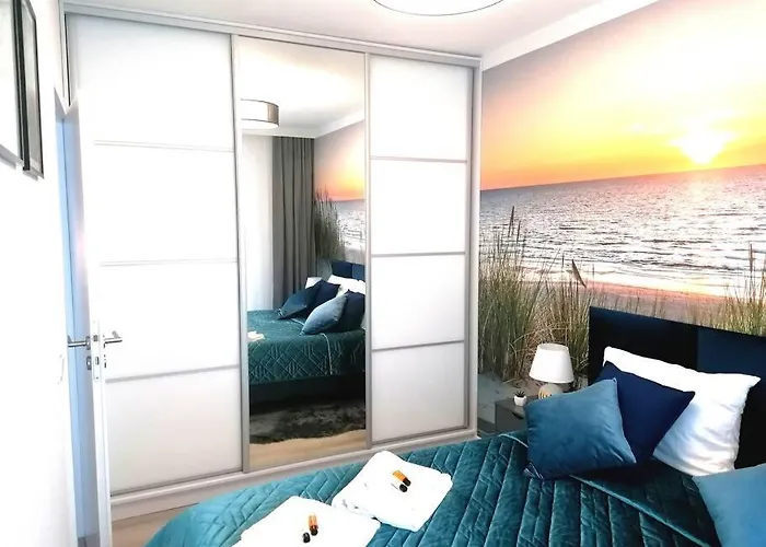 Piekny Bella Baltic Tuz Przy Plazy Widok Morze