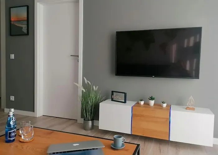 Piekny Bella Baltic Tuz Przy Plazy Widok Morze Rewal