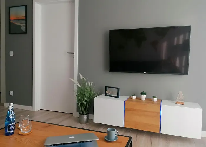 Piekny Bella Baltic Tuz Przy Plazy Widok Morze Lejlighed *